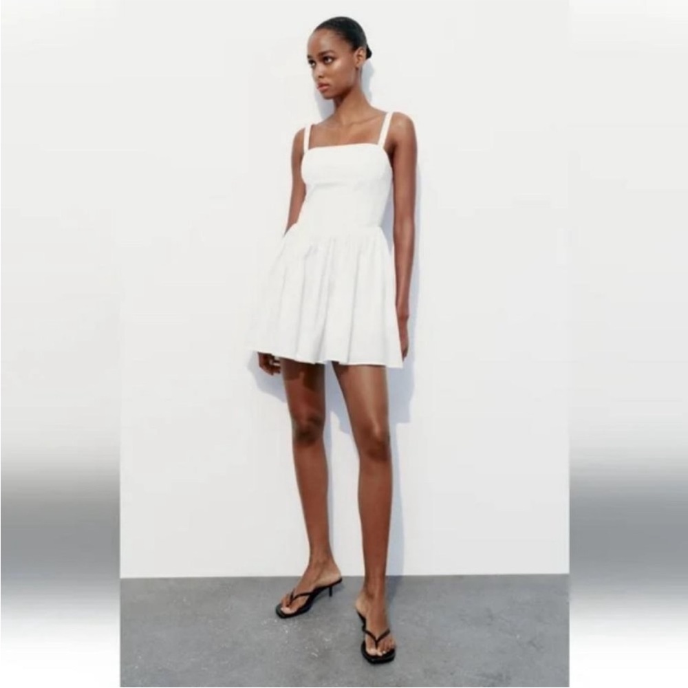 ZARA VOLUMINOUS SKIRT DRESS - Picture 5 of 11